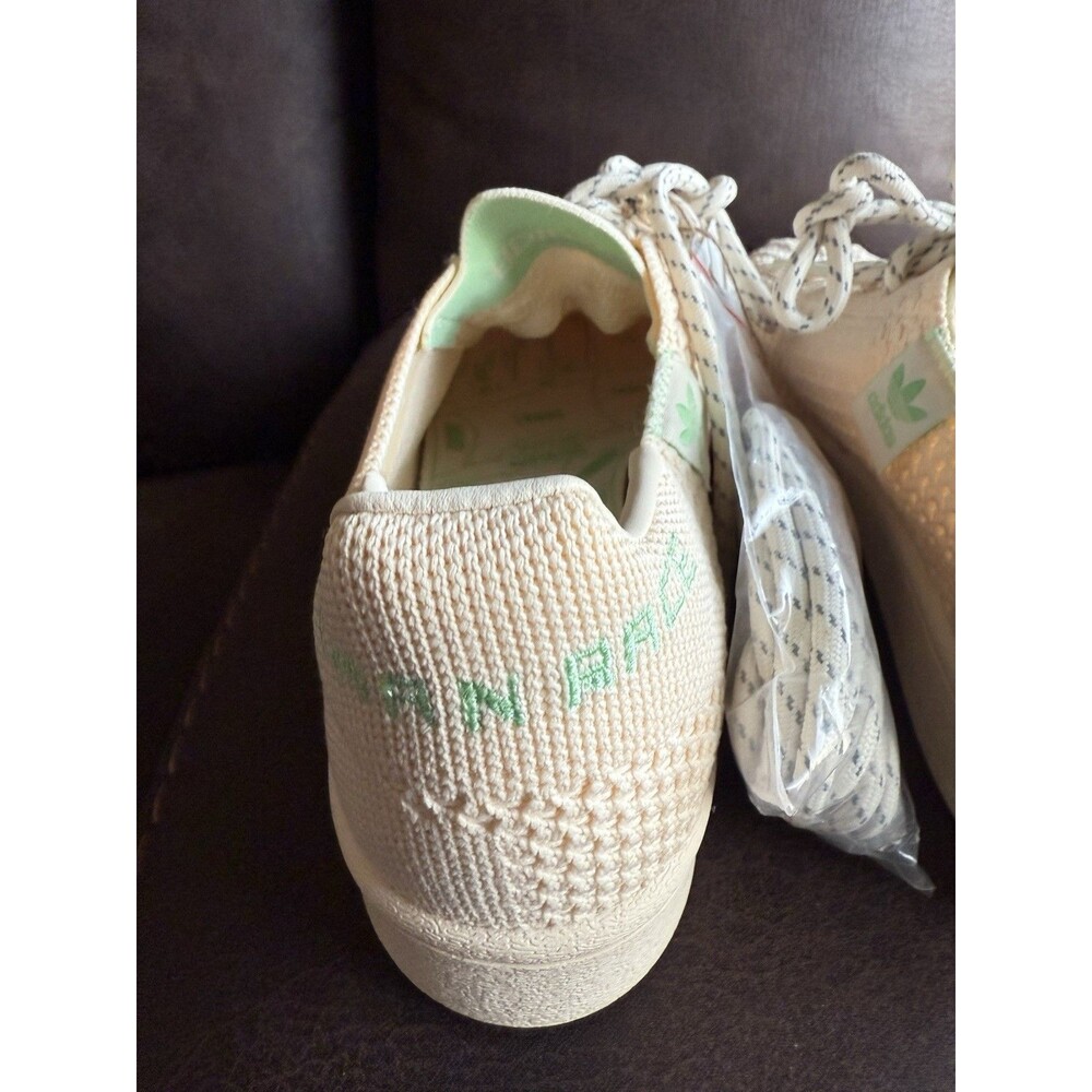 Adidas X S42931 Mens Pharrell Superstar Human Race Primeknit Beige Shoes 5 RARE - Picture 6 of 15